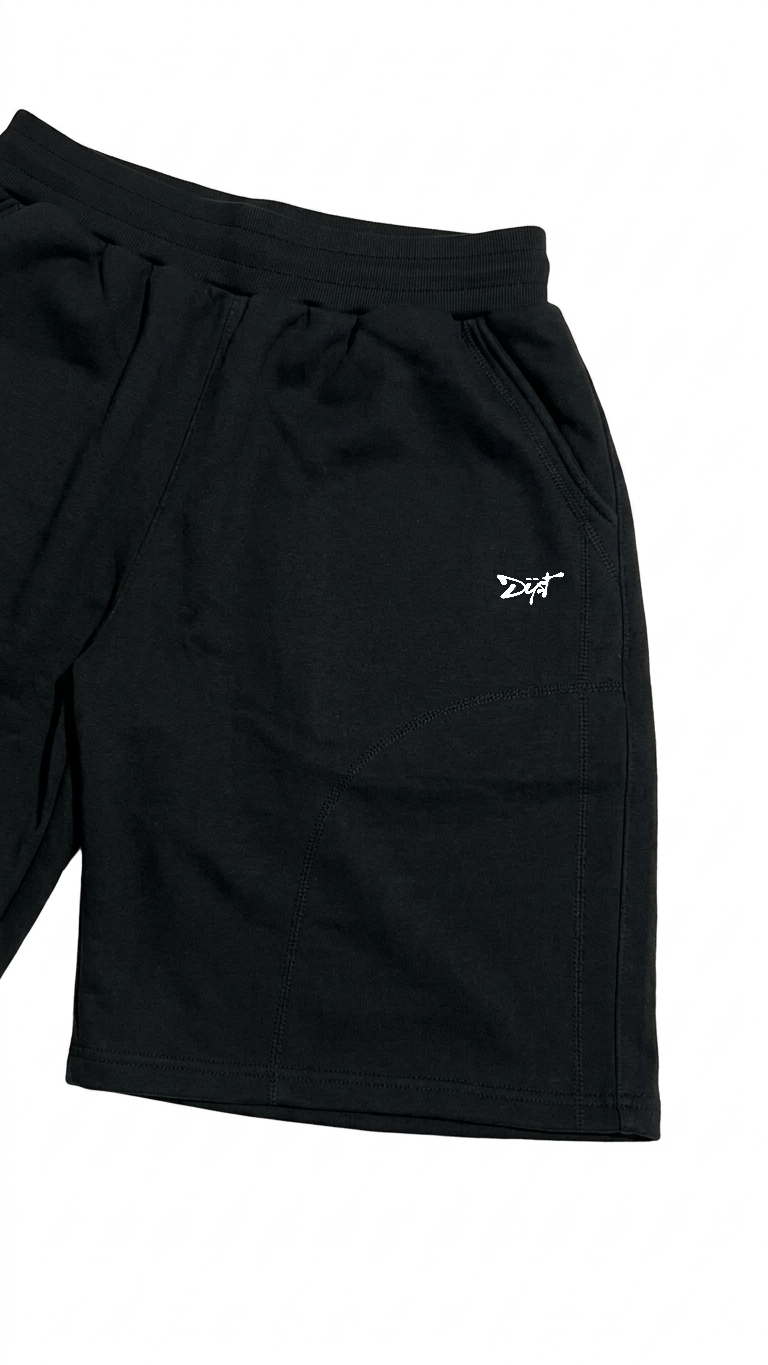 REVERSE STITCH SHORT [BLACK]