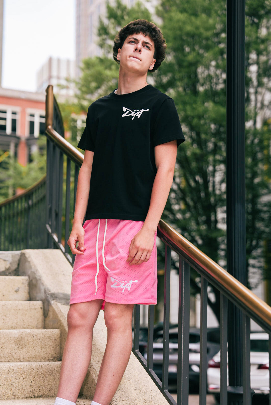 MESH SHORT [PINK]
